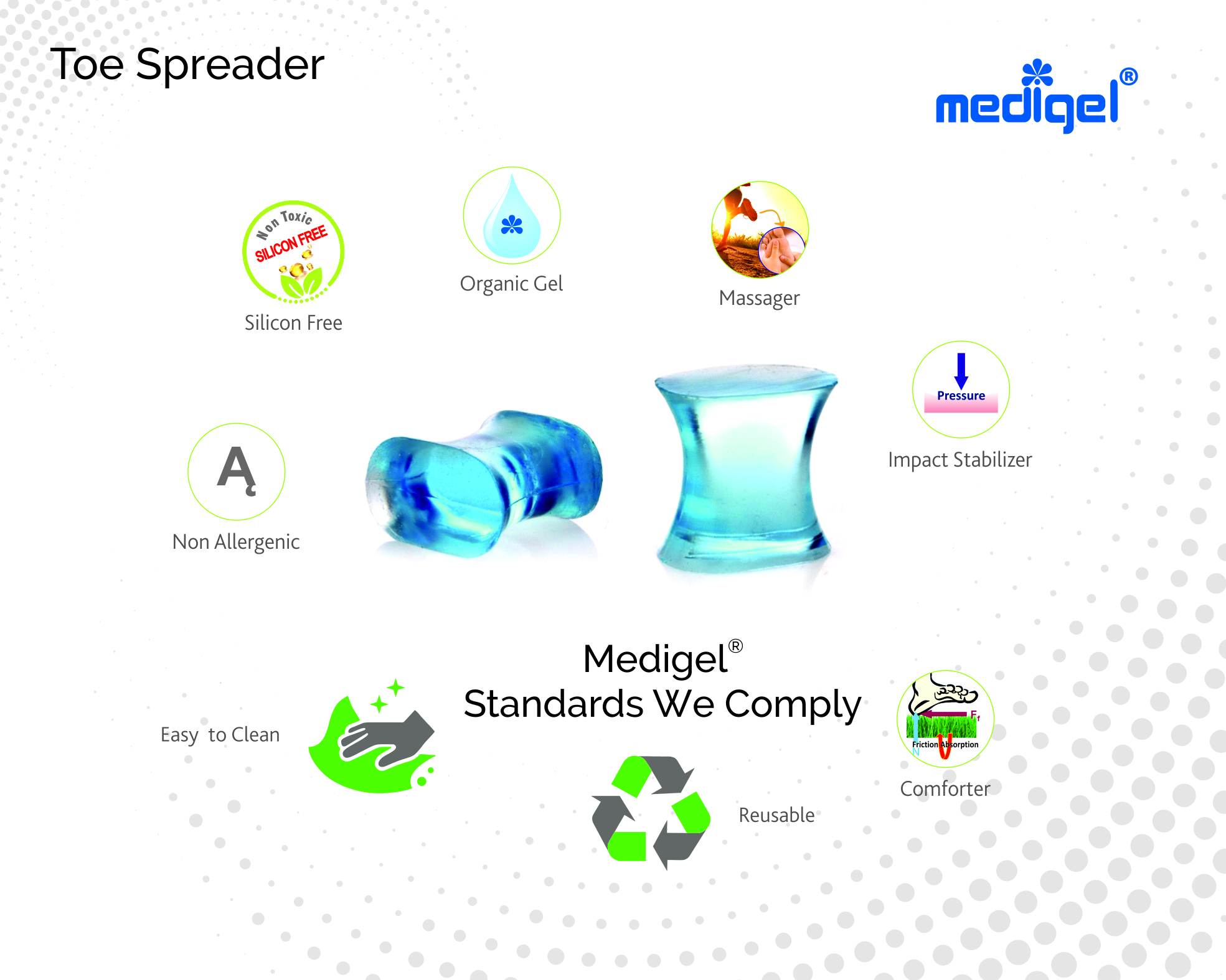 Medigel® Toe Spreader(2 pc set) Universal