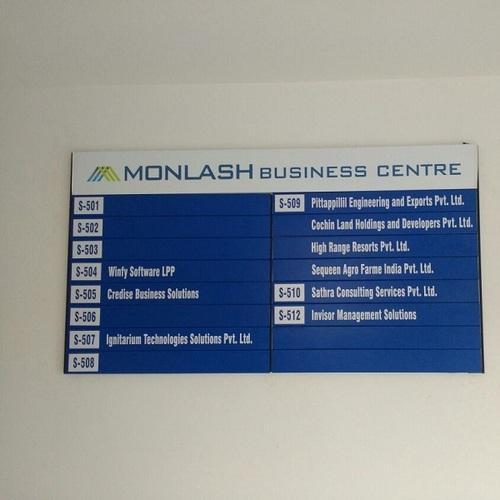 Rectangular Wall Mounted Signage