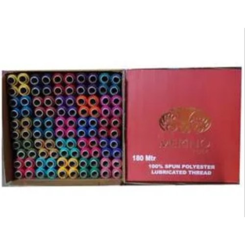 Merino 180 Meter Spun Polyester Thread, 3 ply, Packaging Type: Reel