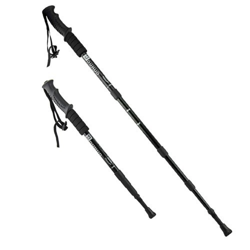 Durable Hiking Trekking Anti Shock Walking Stick Pole